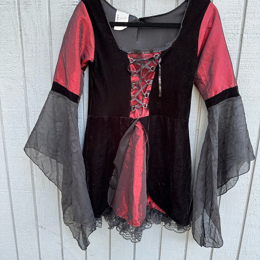 Witchy Woman Velvet Tunic Costume - Picture 3 of 9